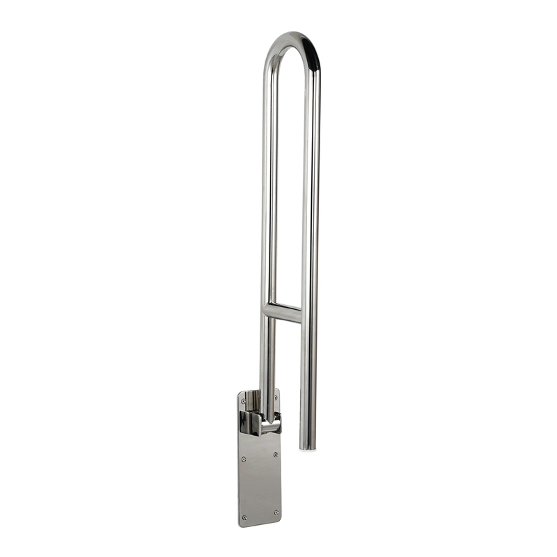 Bathroom Product Stainless Steel Flip up Handicap Safety Folded Grab Bar for Elderly Seniors