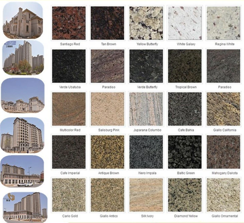 Polished/Flamed G654/G603/G682/G602 Granite for Black/Red/White/Blue/Yellow/Green/Brown Tile Countertop/Paving/Wall/Floor