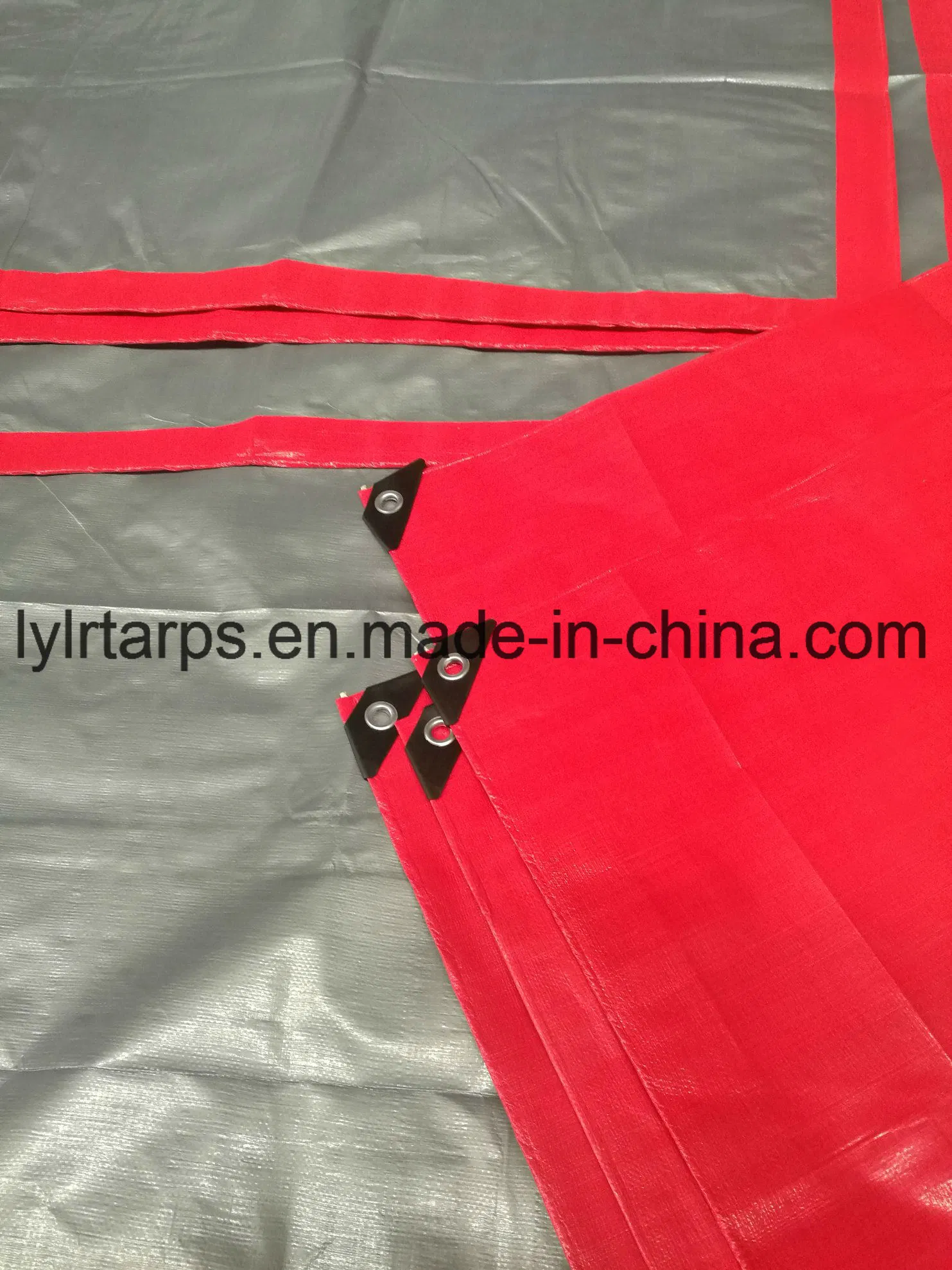 Finished PE Tarpaulin Sheet with Eyelets&PP Ropes