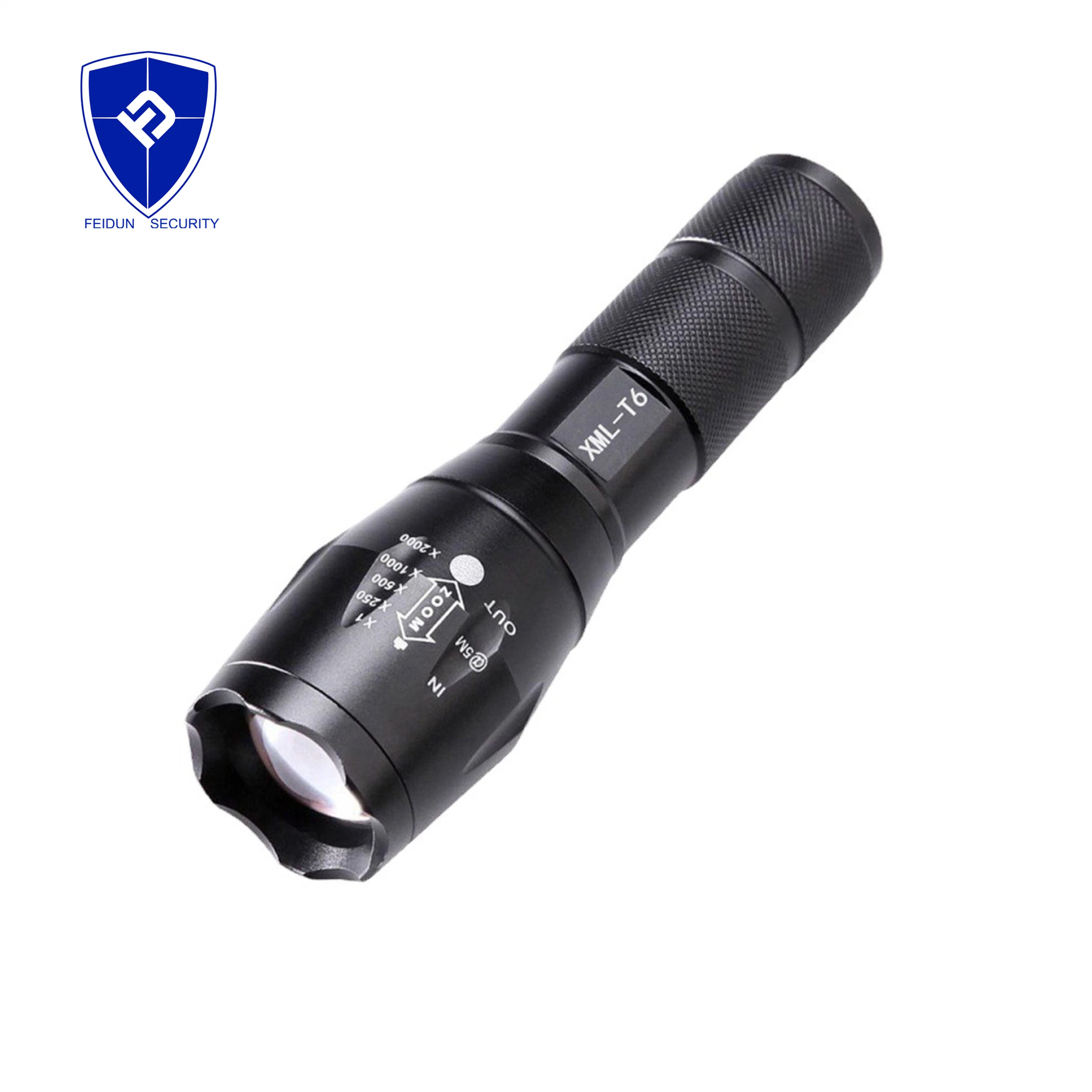 Hand LED Torch Light Outdoor 1200 Lumen Xml T6 Waterproof LED Zoomable Military-Tactical Self Defensive Camping Flashlight