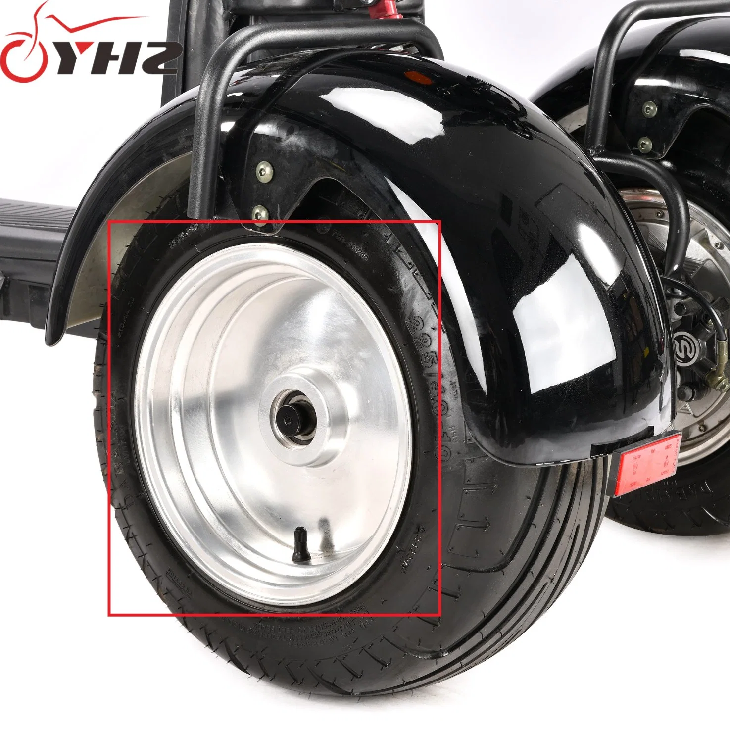 Electric Motorcycle Parts 2000W Hub Motor for Citycoco Scooter