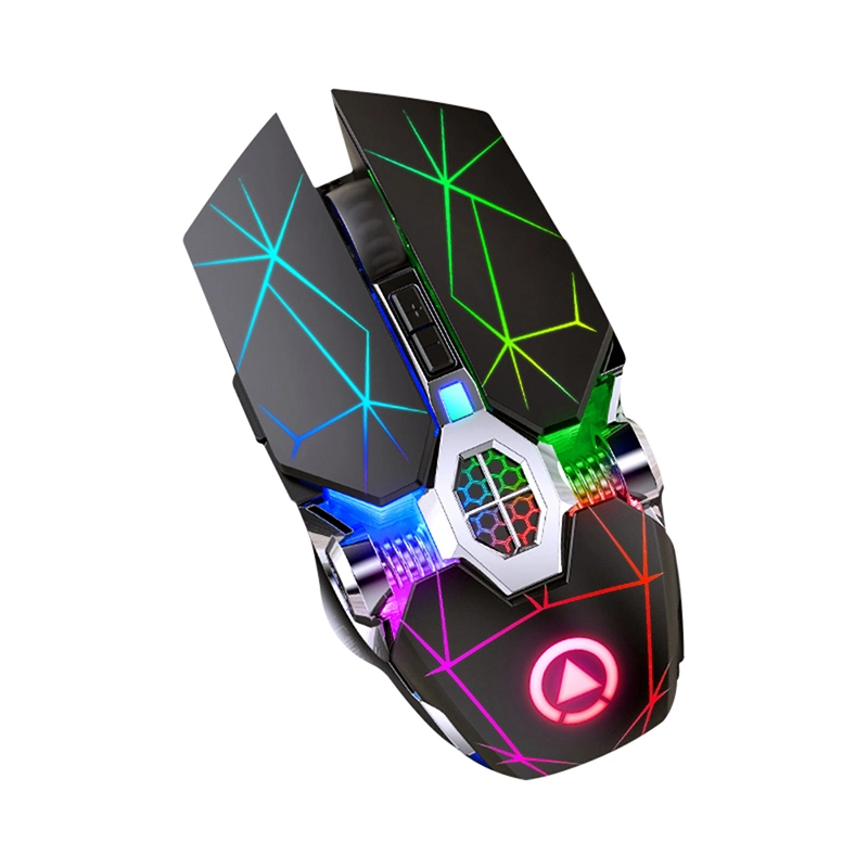 Vtex Ultra-Thin Rechargeable Colorful 2.4GHz Optical Computer Wireless Gaming Mouse