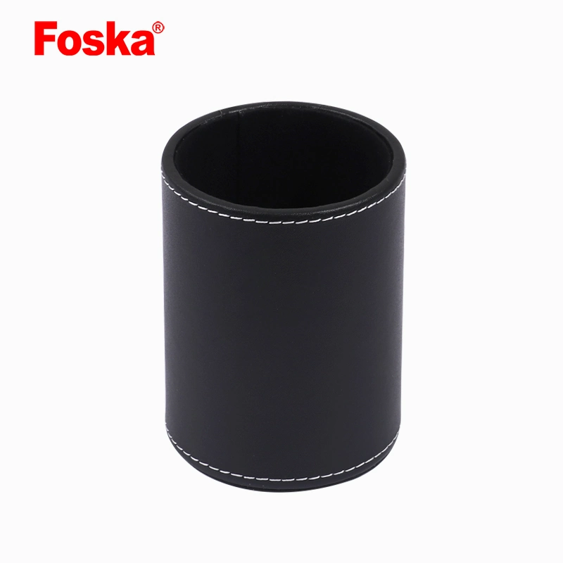 Foska Stationery Office School Good Quality PVC Material Pen Cup