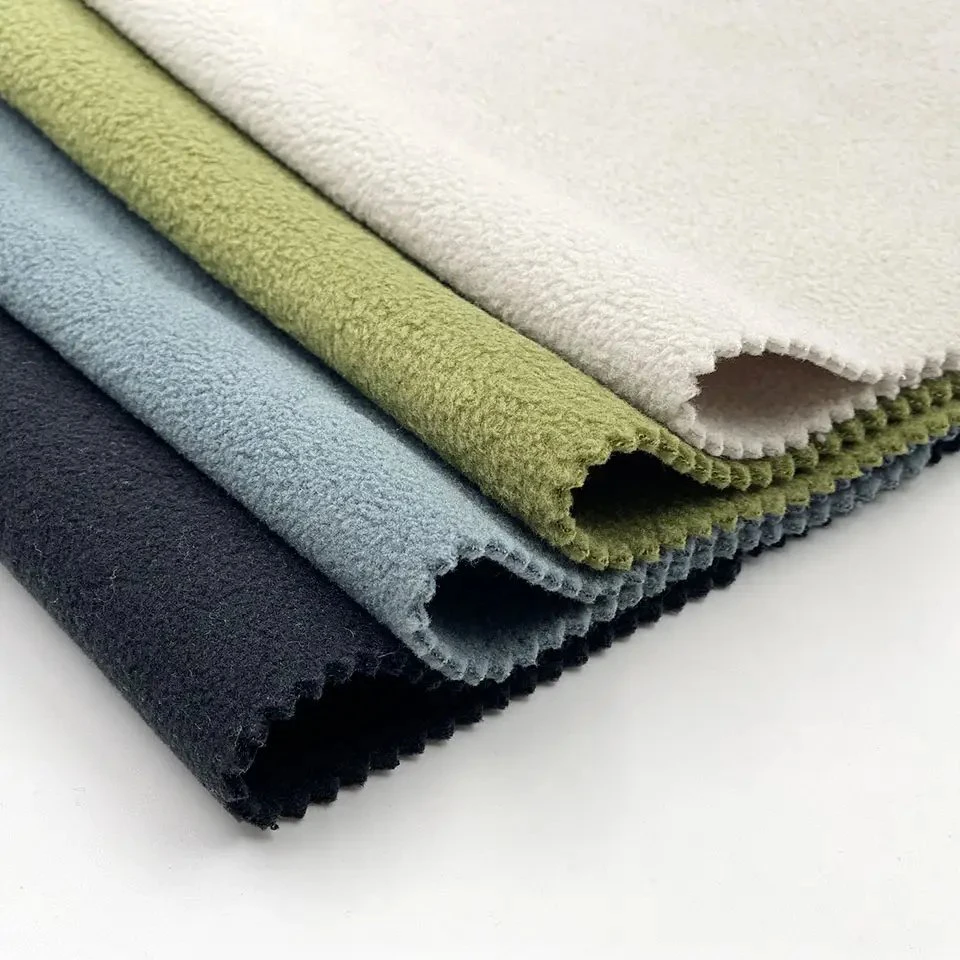100% Polyester Knit Double Brushed Anti Pilling Polar Fleece Stoff