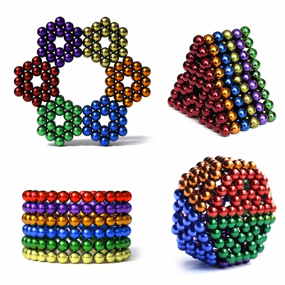 Colorful Magic Puzzle Neo Cube Magnet Balls 5mm Balls Magnetic