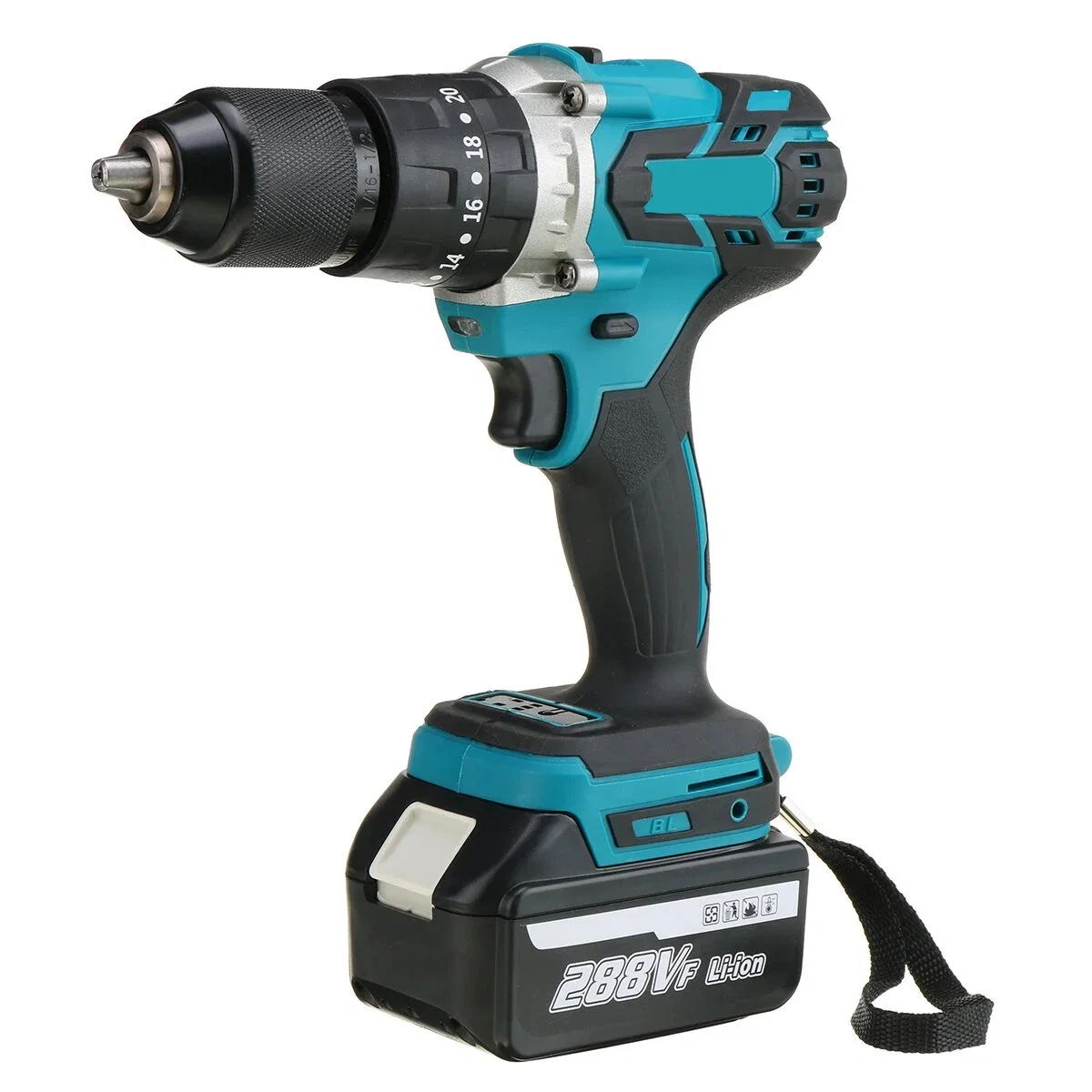 18V Multifunctional Portable Cordless Hand Electric Impact Drill
