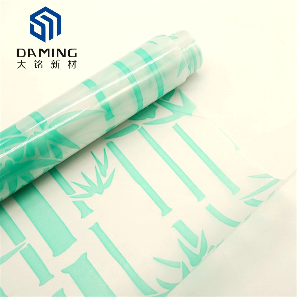 High quality/High cost performance  Transparent Printed Self Adhesive Glass Wallpaper Rolls