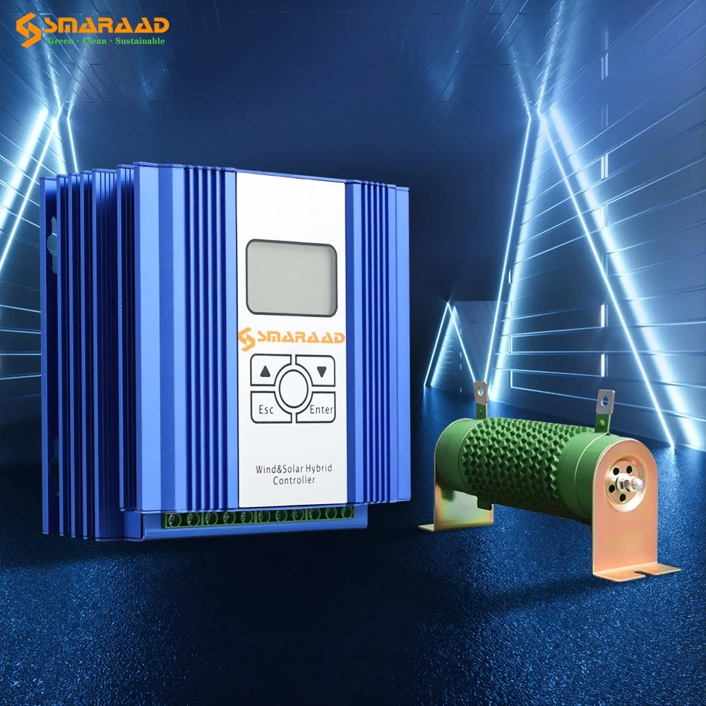 Smaraad Original Factory 300W 600W 800W 1000W 1500W 12V 24V MPPT-Windturbine Solar Panel Hybrid Boost Controller