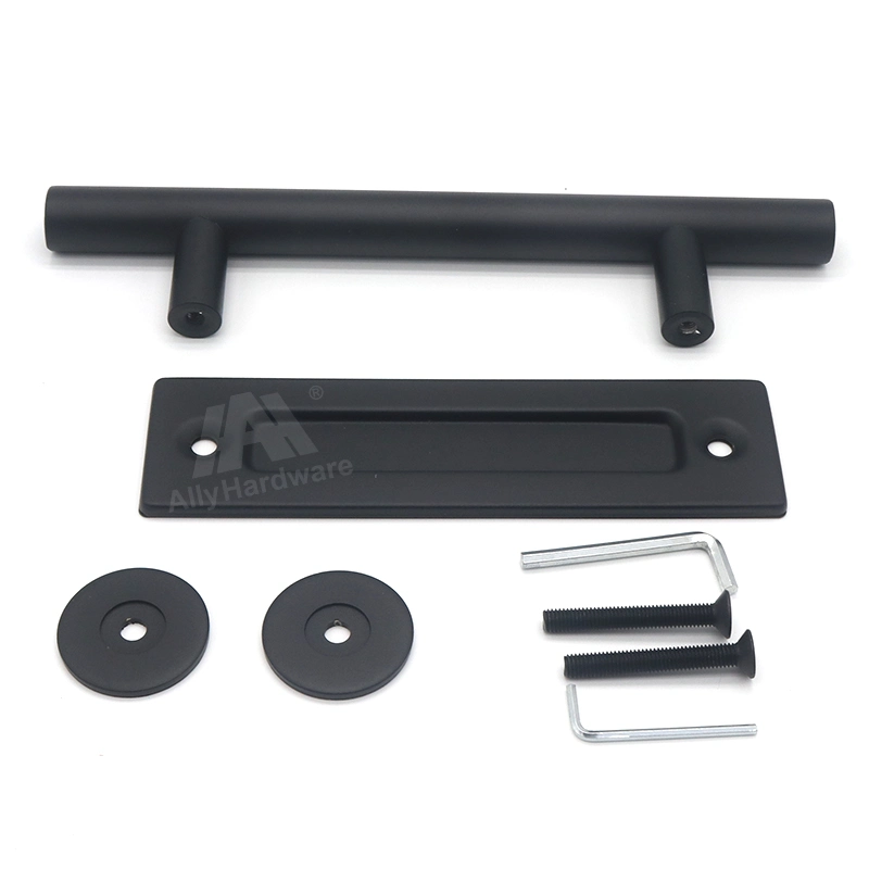 Furniture Hardware Matt Black Modern Cabinet Door Pull Handle