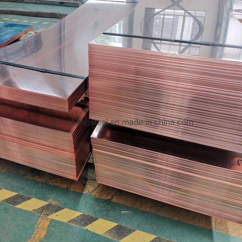 Plate/Sheet Pure Copper Sheet for Red Cooper Sheet/Plate Cheapest C12200 Copper China Copper Alloy Bronze Wholesale/Supplier Price 99.90%