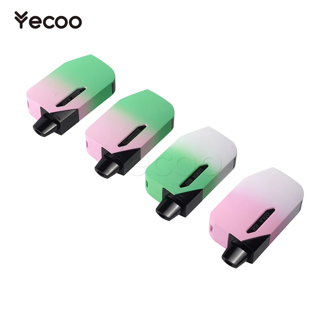 Yecoo Electronic luer acturers Rechargeable Vابيه Cartridge China D140 7000-12000+ نفخة صحة قابل للتفتيت [أتوميوم] سجائر إلكترونيّة