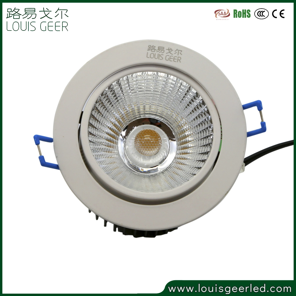 Hôtel moderne de haute qualité salle de séjour anti-reflet encastré Downlight LED 3 W faisceau étroit de Spotlight