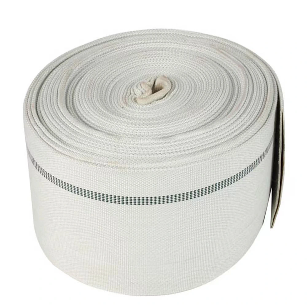 8bar 2" Single Jacket Fire Hose From Synthetic Textile PU Coated Canvas Fire Fighting Hose