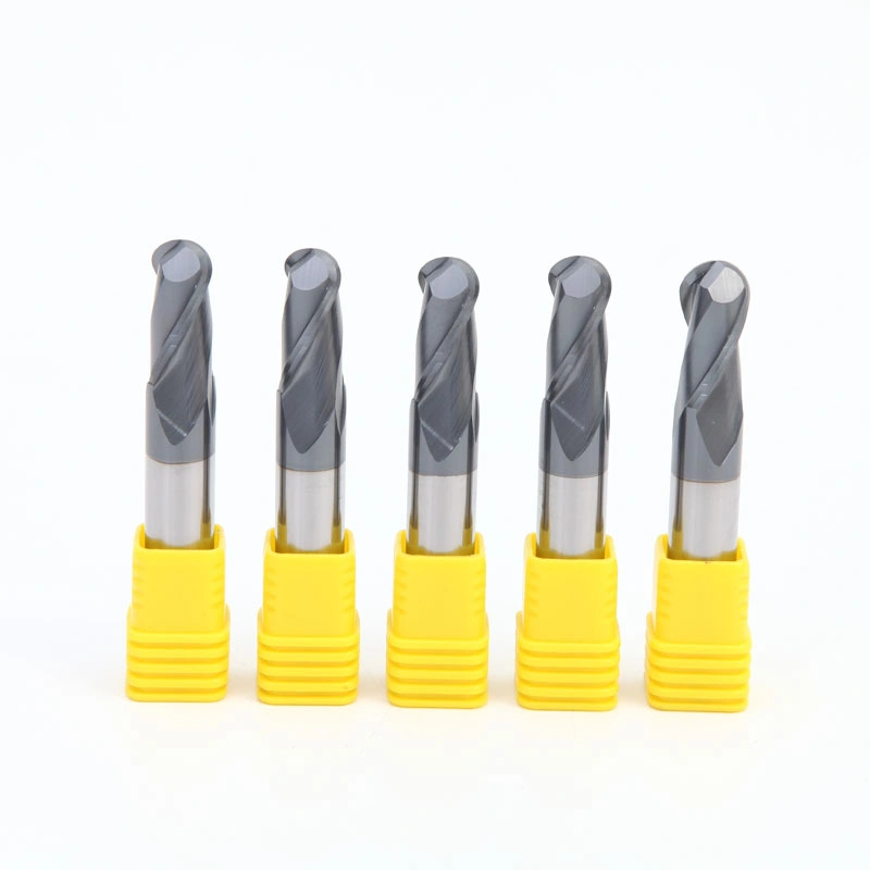 HRC55 Tungsten Steel Solid Carbide Ball Nose End Mill for Profiling