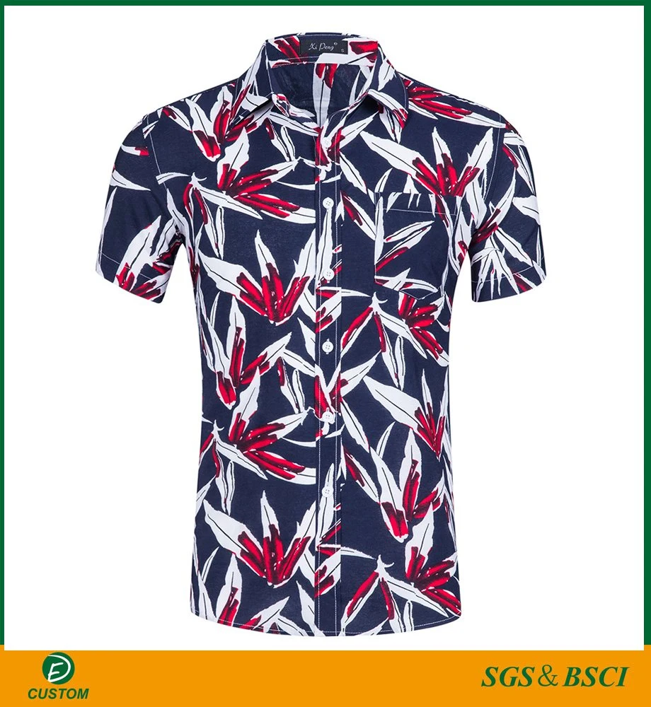 Original Factory Full Printing Casual Shirts with Competitive Price