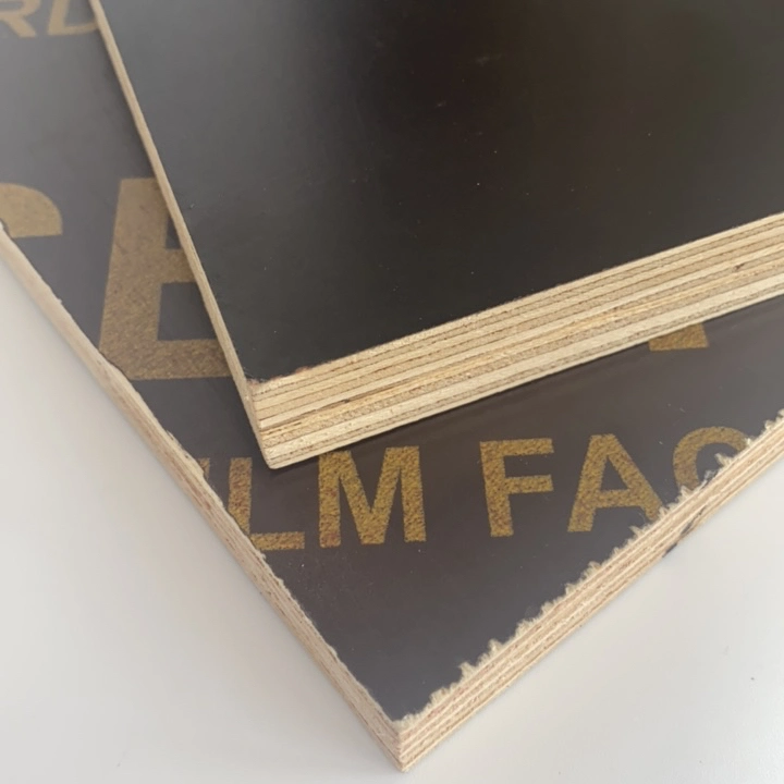 Construction Plywood 18mm Phenolic Black Film Faced Shuttering Concrete Formseal Boards