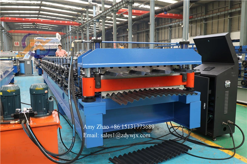 2 in 1 Double Decker Trapezoidal Corrugated Steel Roof Panel Metal Roofing Machine