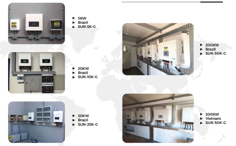 High Voltage Three Phase Sun-50K-Sg01HP3-EU-Bm4 50kw Deye Hybrid Solar Energy System