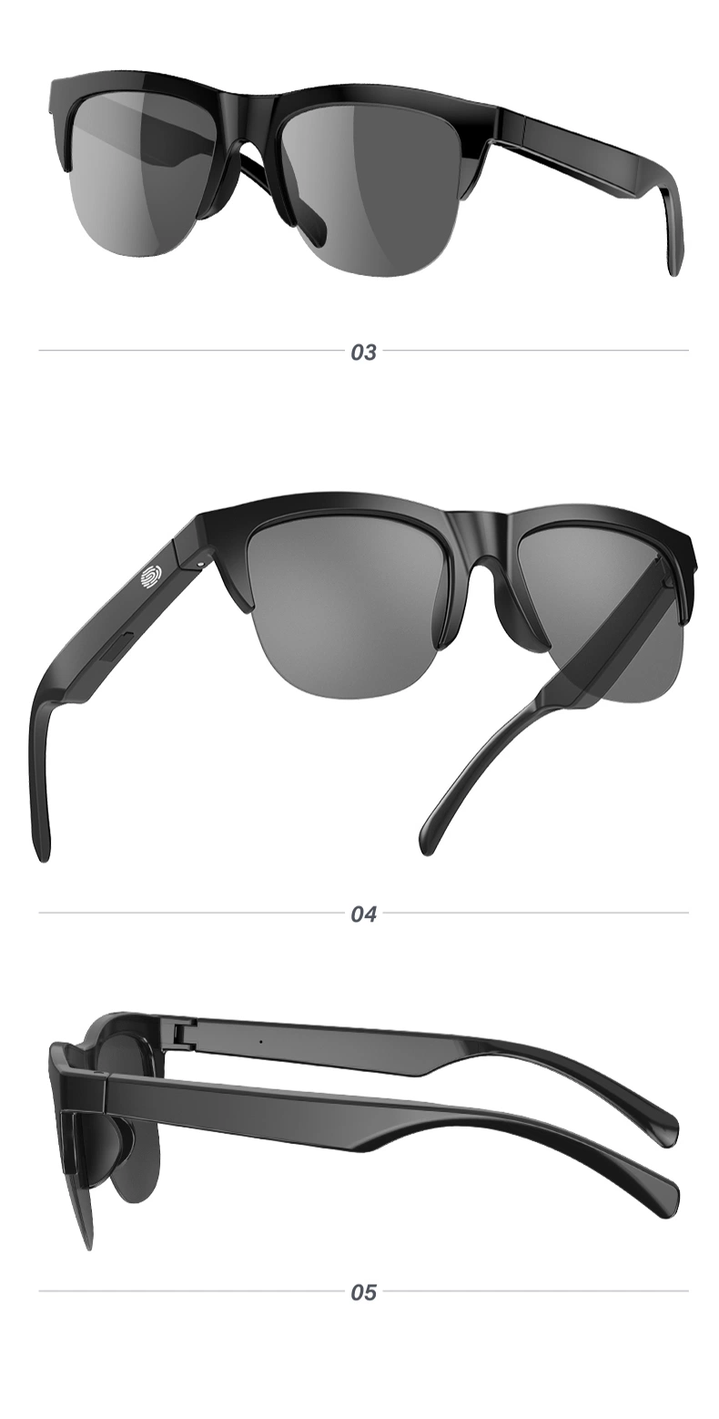 2023 Bluetooth Glasses Fashionable Sunglasses New Arrival Smart Glasses Sunglasses Android Calling Wireless Music Glasses Headphone Bluetooth Earphone