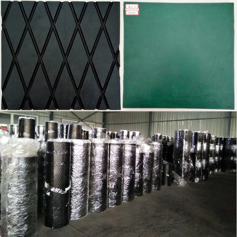 Rubber Diamond Pulley Lagging Ceramic Rubber Sheet with Cn Layer