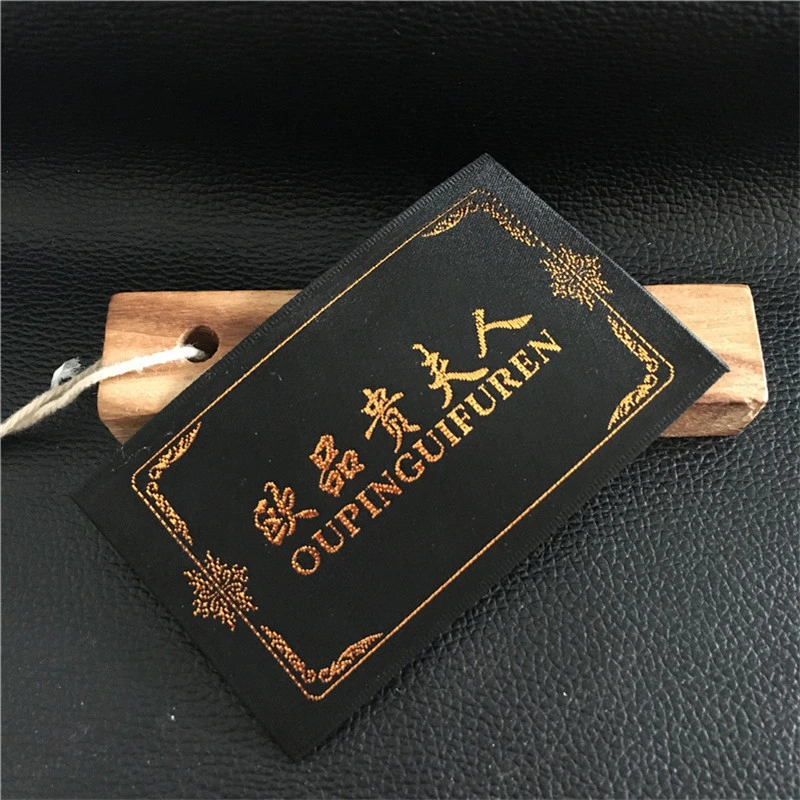 Woven Collar Label Home Textile Toy Bags Cloth Label