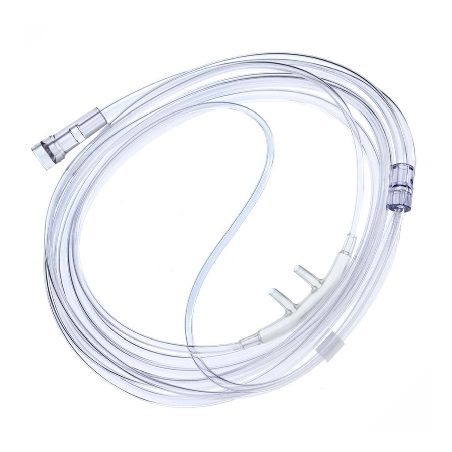 Medical Colored PVC Nasal Oxygen Cannula for Surgical