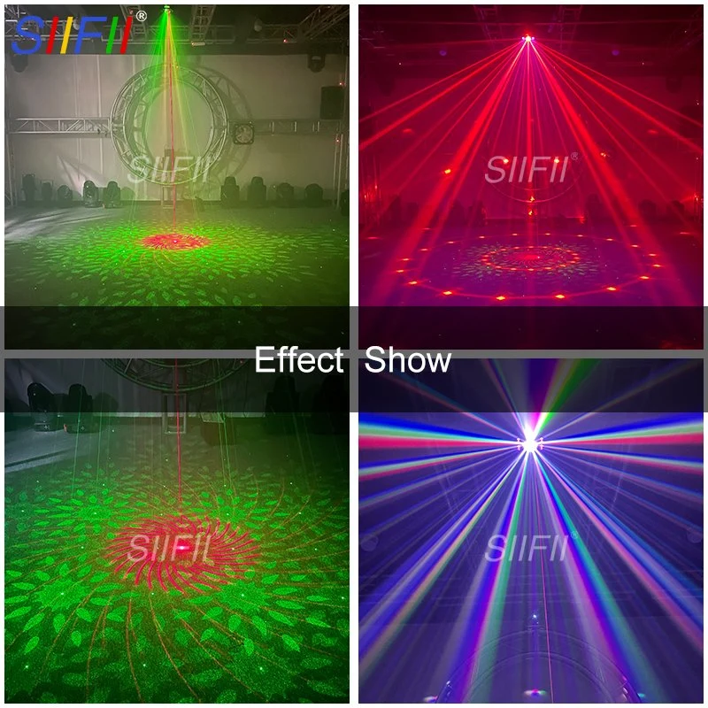 Disco Light Effect Stage Light Party Laser Light RGB Projector Voice Control DJ Lighting Effect for Sale LED for Home Wedding