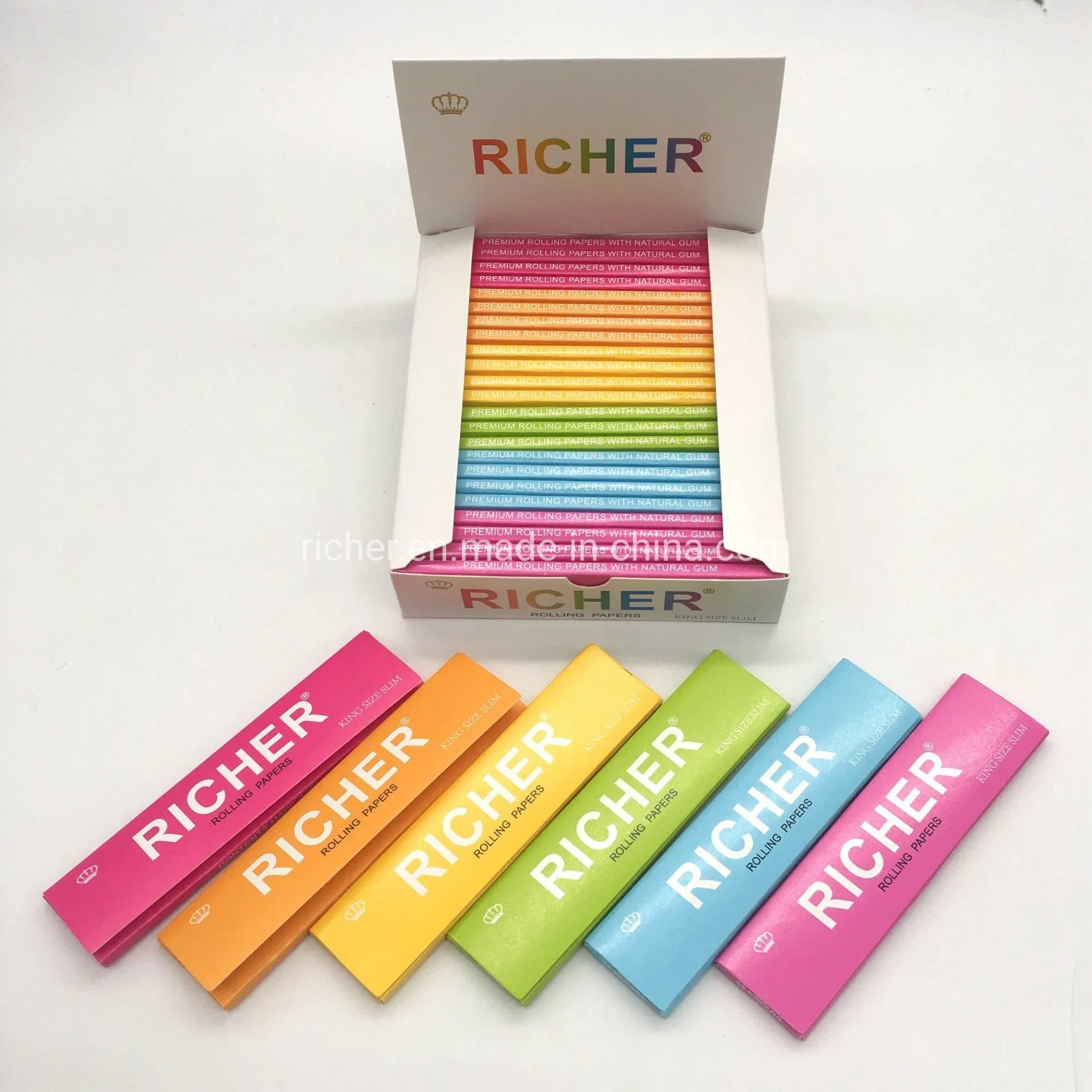 Richer FDA Approved Colorful Printing Smoking Rolling Papers