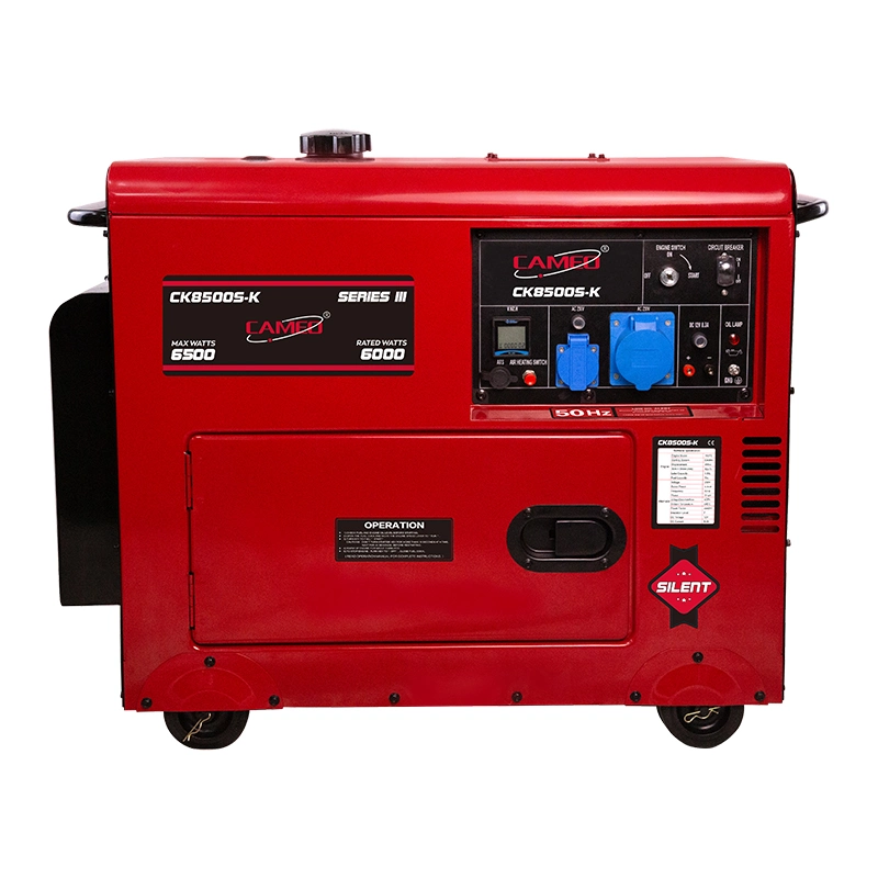 5kVA to 25kVA Small Portable Silent Electric Diesel Generator Set Price 6kVA 8kVA 10kVA 5kw 10kw 1 One 3 Three Phase Power Home Sound Proof Diesel Generator