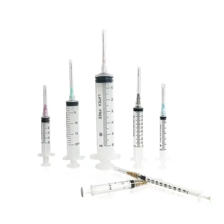 CE Approved Medical Safety Self Destruct Syrine 5ml Auto Disable Syringes with Needle