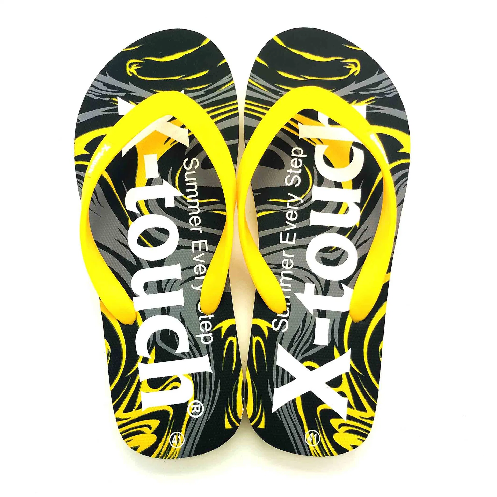 Conception personnalisée Flip-Flops Manufacture femmes Flip Flops Summer Sandals Slides Tongs avec logo chaussons