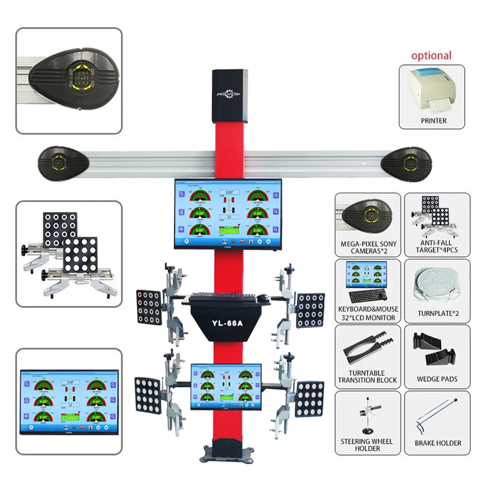 Jintio 3D машина для регулировки углов установки колес для продажи полного комплекта