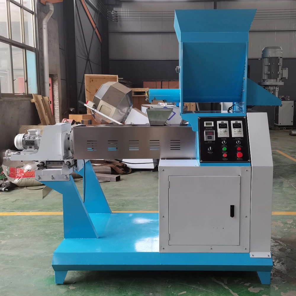 Floating Feed Extruder Verarbeitungsmaschinen Garnelen Haustier Hund Tiernahrung Pellet-Herstellung Maschine Niedriger Preis Fisch Futtermaschine