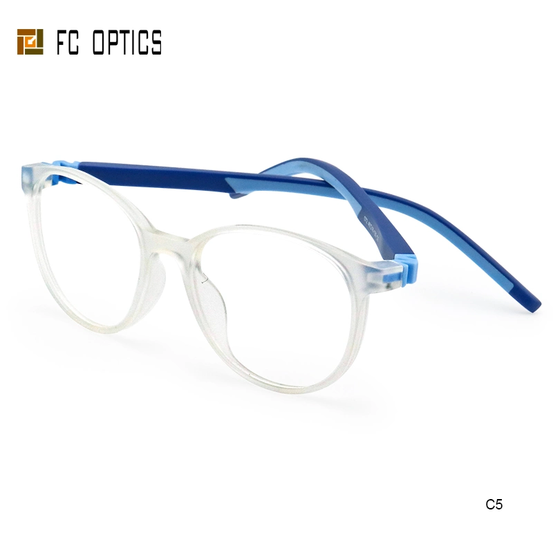 Round Tr90 Men Kids Anti Blue Light Bluelight Prescription Eye Gafas Lunettes Monturas Opticas Monture De Mode Optical Glasses Frames Eyeglasses