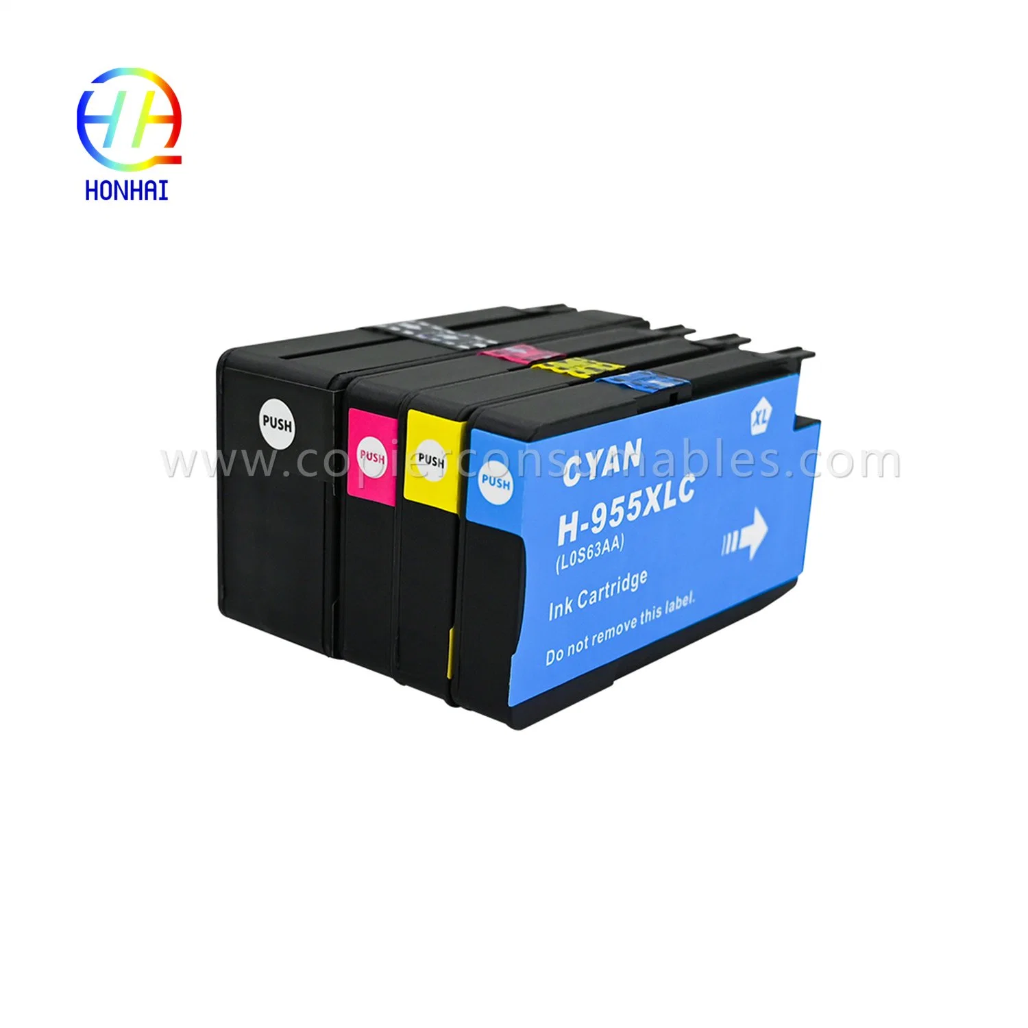 El cartucho de tinta para HP 953XL F6u16ae Cyan Magenta Amarillo Color negro