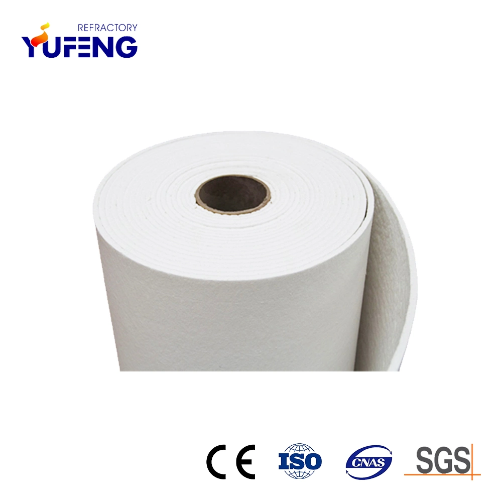 AES Wool Asbestos Free Thermal Insulation Bio Soluble Fiber Paper for Fire Glass Blanket