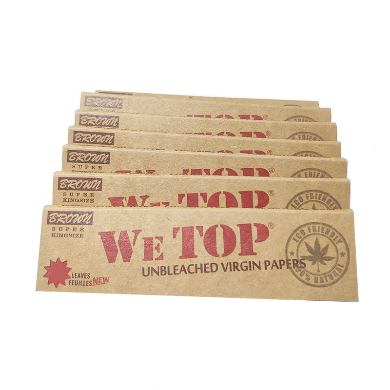 Wetop OEM Rolling Paper Unbleached Brown Papers XL Paper Roll