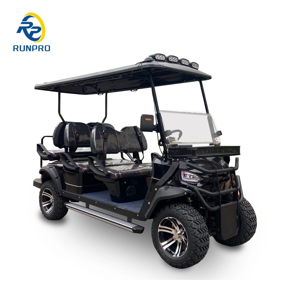 4kw60V 4+2 Seats Golf Cart Sightseeing Vehicle Electric Utility Golf Car