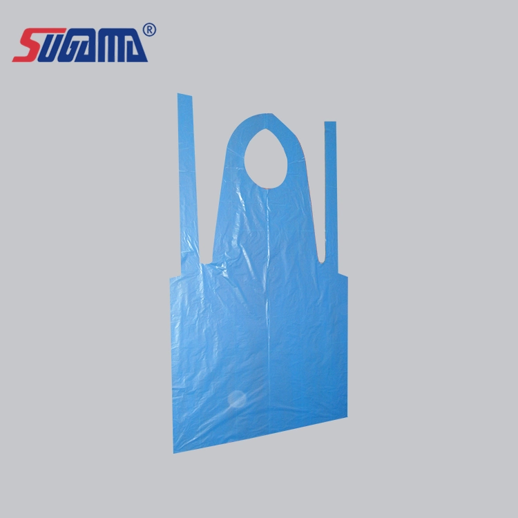 Waterproof Protection From Neck to Knee Disposable PE Plastic Apron