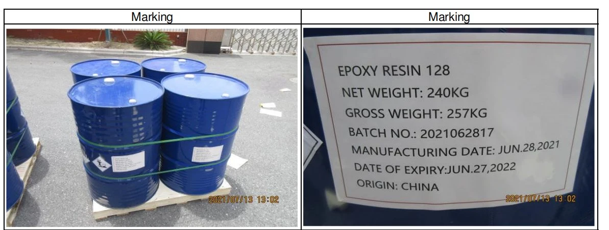 Bisphenol a Epoxy Resin 128 Similar to Yd128 Der331