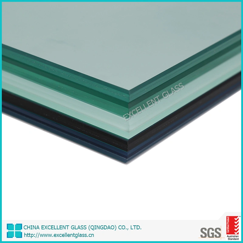 6.38~12.76m Clear/Milk/White/Tempered /Toughened/Low E Decorative Laminated Glass, Building Glass, Mirror