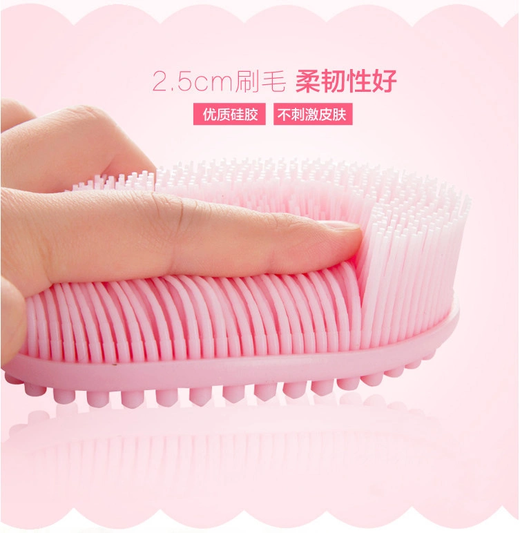 Full Silicone Head Silicon Hair Massage Bed Chair Salon Cleaning Basin Wash Massaging Shampoo Brush Scalp Massager