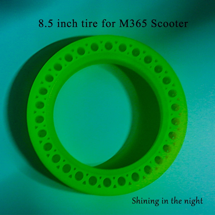 8 1/2*2 Pattern Honey Comb Solid Tire Fluorescent Green Color