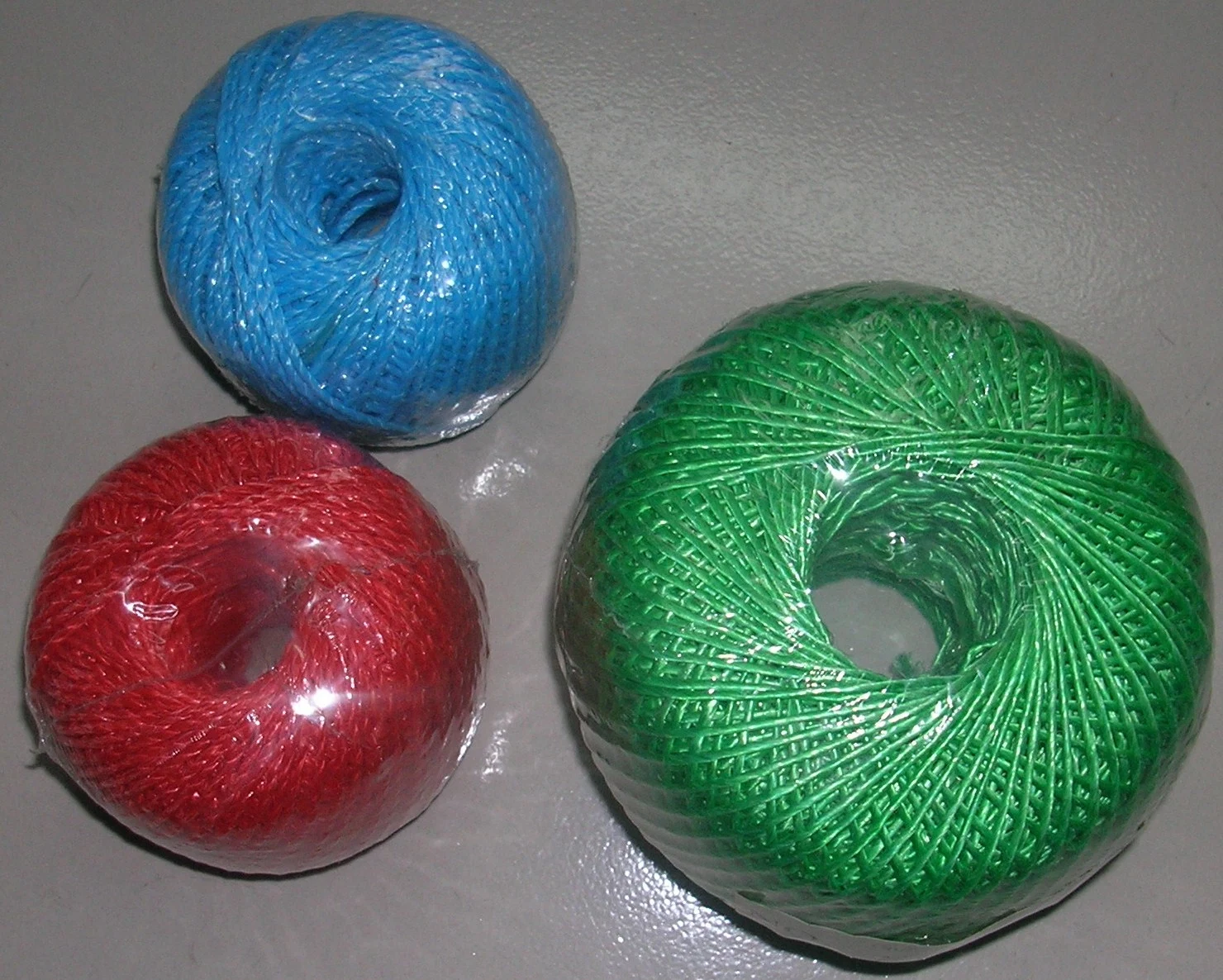 2mm Green PP Plastic Rope 40m Ball