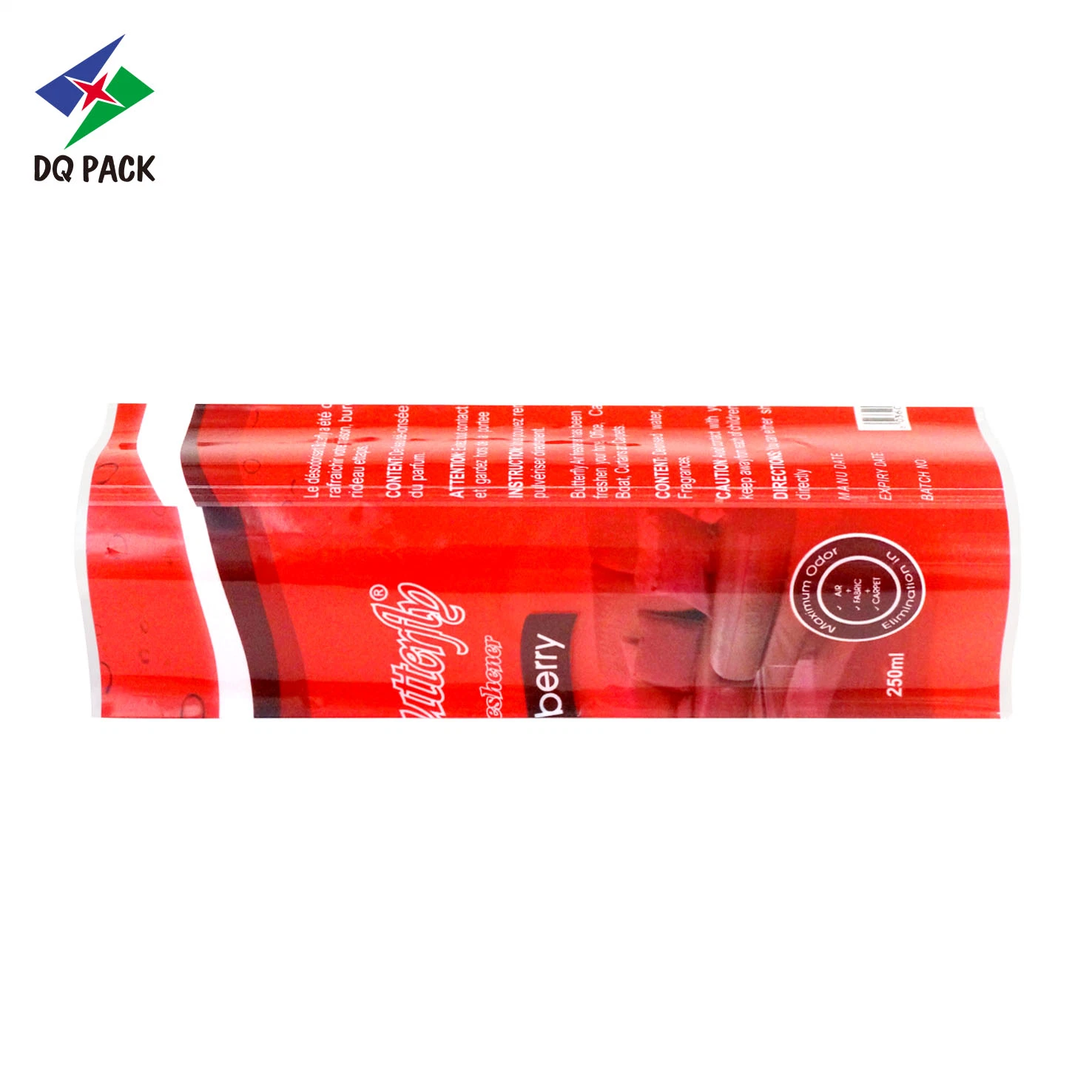 Dq Pack Customized Printing Shrink Sleeve Wrap Printable Glass Bottle Rolls Bottle Label