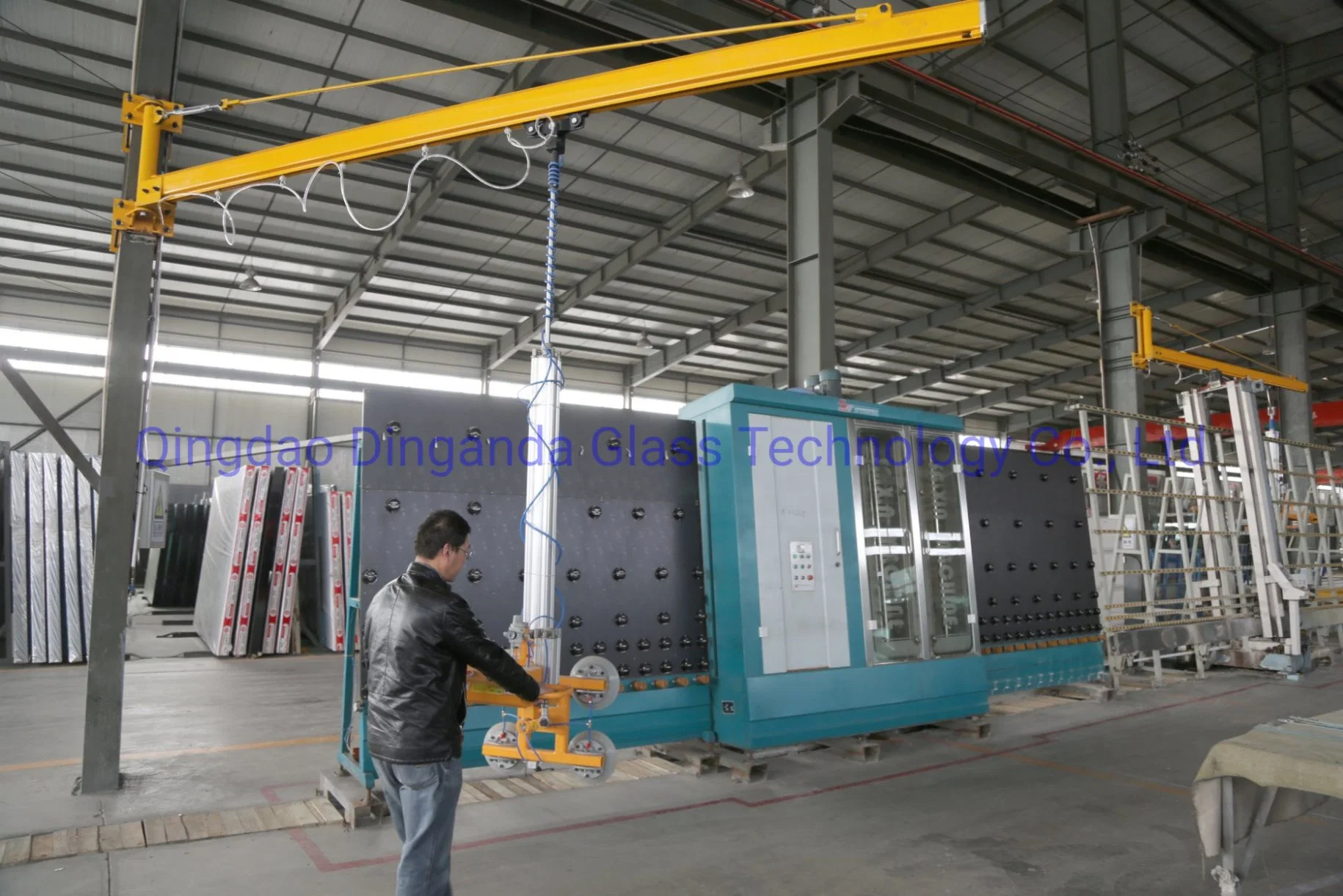 Widely Used for Glass Production Line Jib Crane Vacuum Lifter Glass Lifting Equipment 450kg