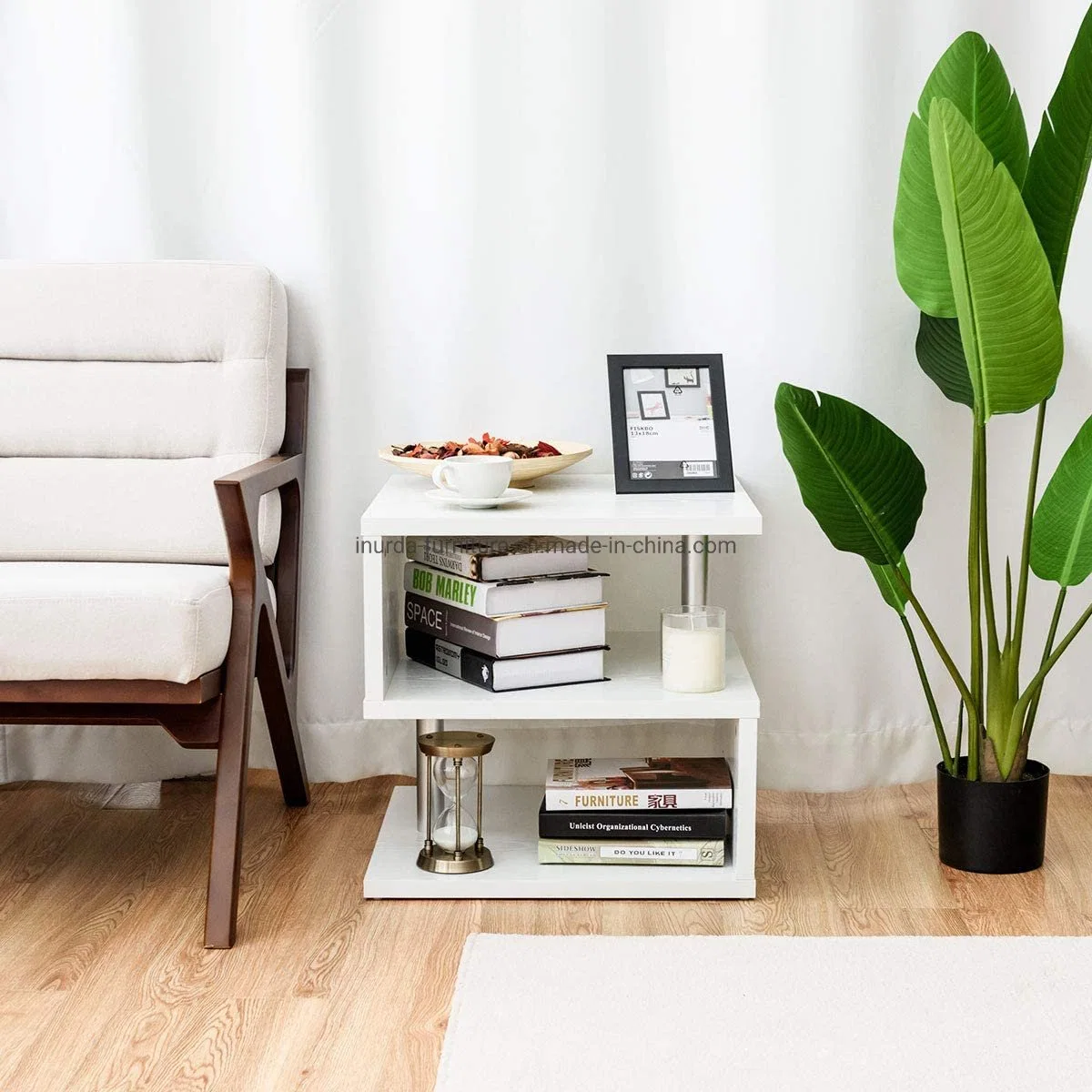 Muebles modernos de la sala de estar para el hogar Sofá de almacenamiento simple Mesa de café