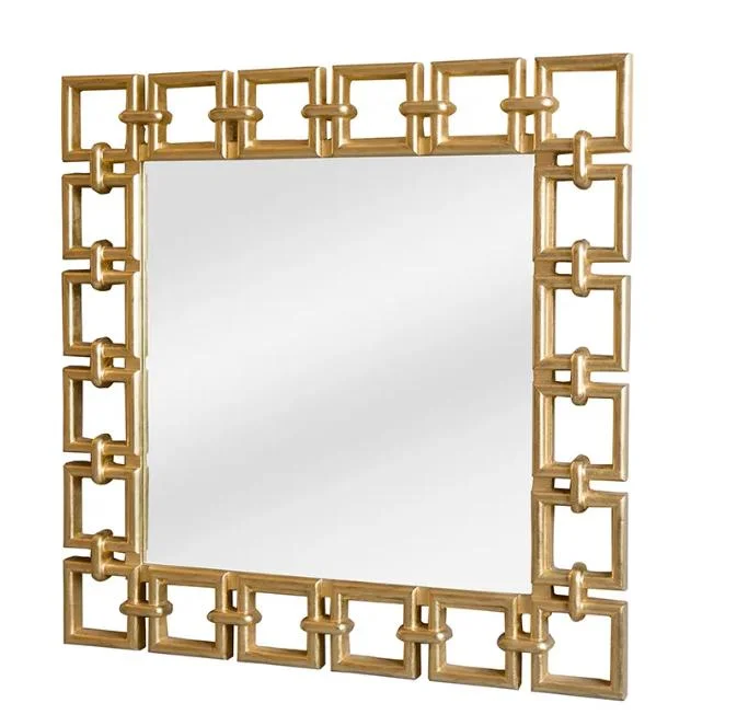 Factory Custom-Made Stylish Metal Luxury Living Room Decorative Mirror