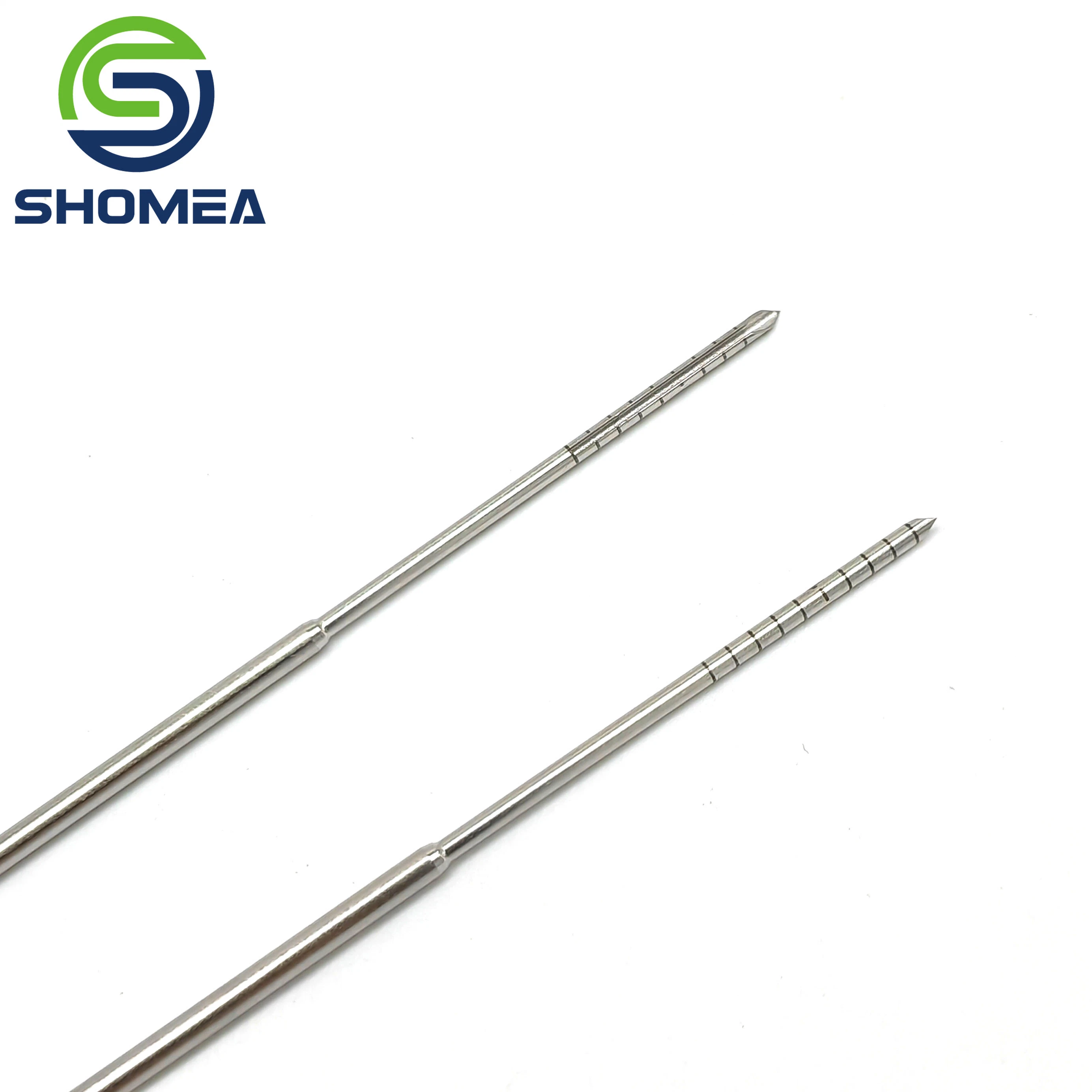 Shomea Customized Medical Grade 20g-28g Thin Wall Stainless Steel Fine Needle with Back Cut End