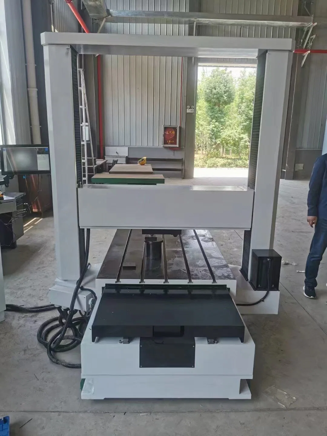 Hbm-3000c Door-Type Electronic Brinell Hardness Tester for Large Workpiece Testing